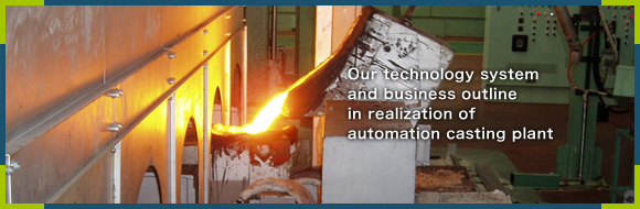 Our technology system and business outline in realization of automation casting plant